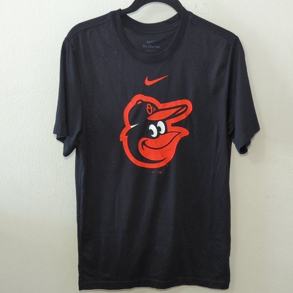 The Nike Tee Baltimore Orioles New Legend Logo T-shirt Black + Orange Men's S